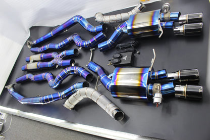 BMW F10 M5 / F12 M6 / F06 M6 Valved Titanium & Stainless Steel Catback Exhaust