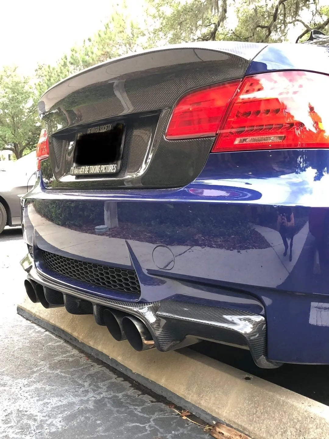 BMW E92 & E93 M3 Carbon Fiber Rear Diffuser GS Style