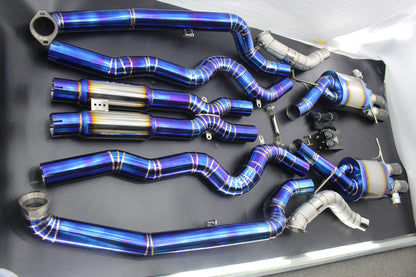 BMW F10 M5 / F12 M6 / F06 M6 Valved Titanium & Stainless Steel Catback Exhaust