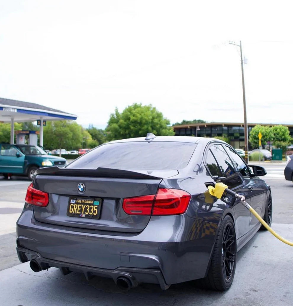 BMW F30 3-Series & F80 M3 Carbon Fiber V2 Trunk Spoiler