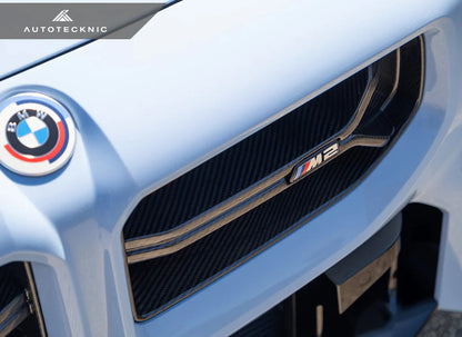 BMW G87 M2 Autotecknic Carbon Fiber & Gloss Black Corsa Grill