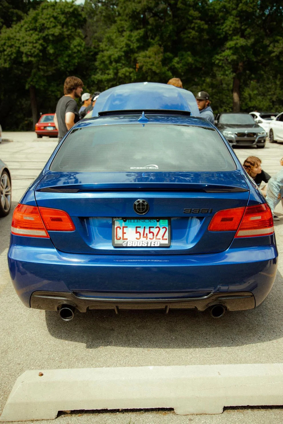 BMW E92 3-Series M Sport Rear Bumper (Single & Double Sided Diffuser)