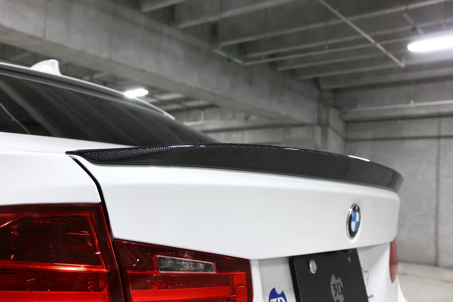 BMW F30 3-Series 3D Design Carbon Fiber Trunk Spoiler