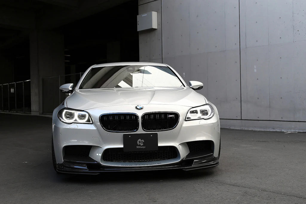 BMW F10 M5 3D Design Carbon Fiber Front Lip & Lower Splitter Set
