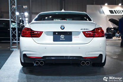 BMW F32 / F36 4-Series 3D Design M-Sport Carbon Fiber Rear Diffuser