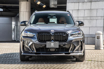 BMW G01 X3 & G02 X4 3D Design LCI M-Sport Carbon Fiber Front Lip