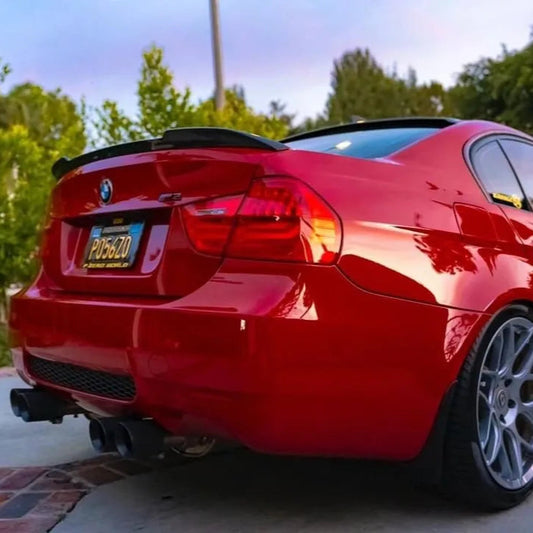 BMW E90 M3 & E90 3-Series Carbon Fiber Spoiler CS Style