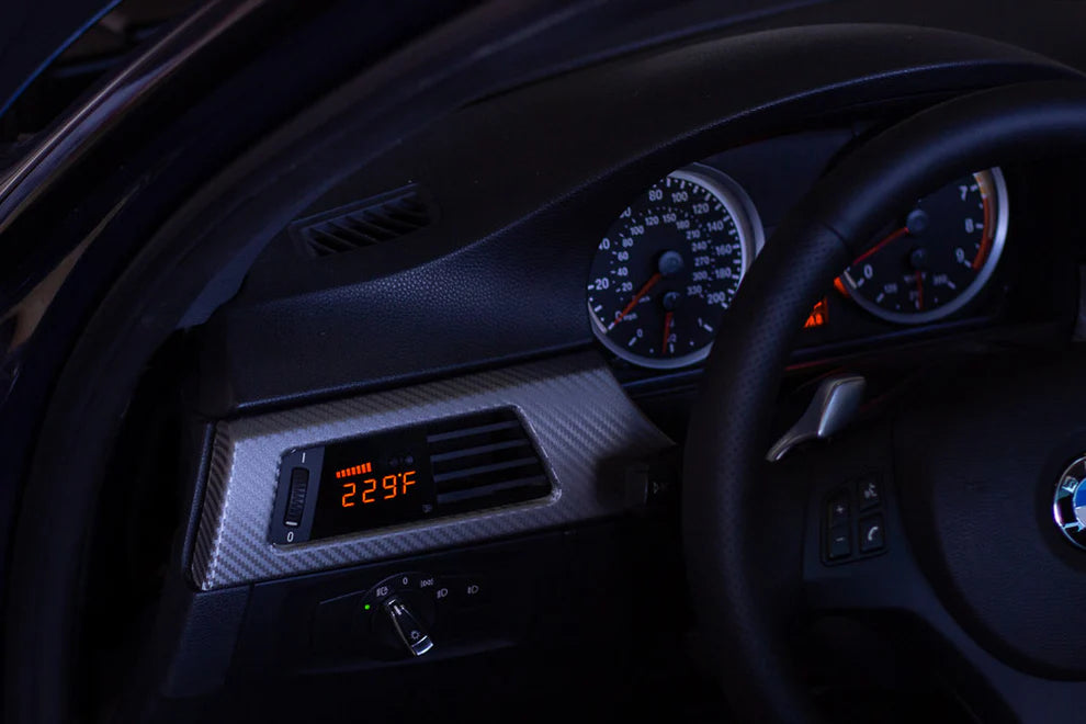 BMW E90, E92 & E93 M3 P3 V3 OBD2 Air Vent Gauge