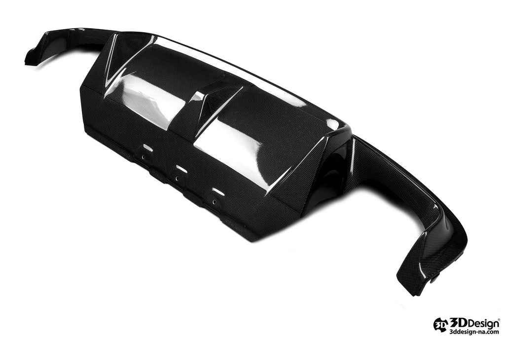 BMW F10 M5 3D Design Carbon Fiber Rear Diffuser