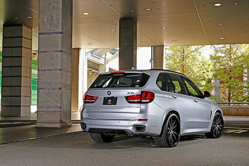 BMW F15 X5 3D Design M-Sport Carbon Fiber Rear Diffuser