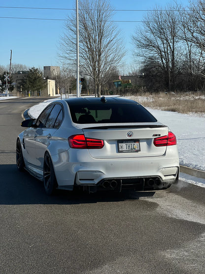 BMW F80 M3 & F30 3-Series Goldenwrench Blackline Taillight Overlay Kit
