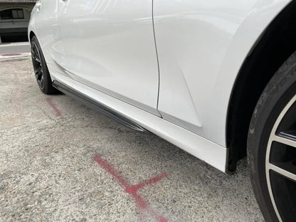 BMW G20 3-Series Performance Carbon Fiber Side Skirt Extensions