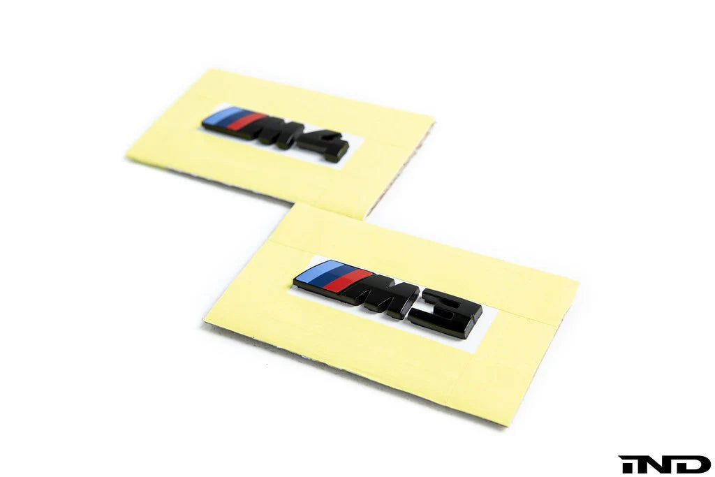 BMW G80 M3 & G82 M4 & G83 M4 IND Gloss Black Front Grill Emblem Badge