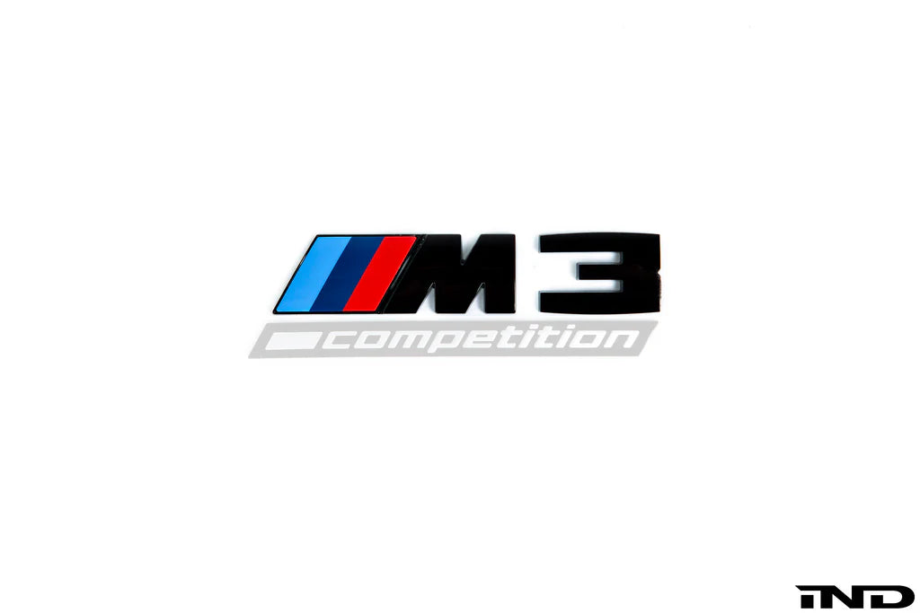 BMW G80 M3 Competition Trunk Emblem Badge