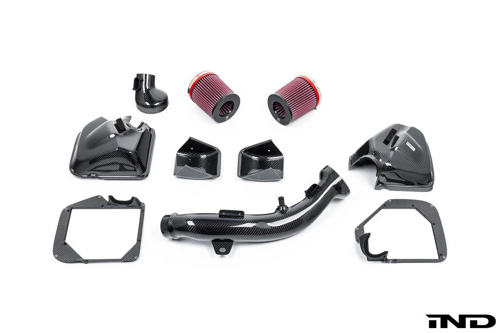 BMW F80 M3 & F82/F83 M4 & F87 M2 & 1 & 2-Series S55/N55 & 3D Design High Flow Carbon Fiber Intake