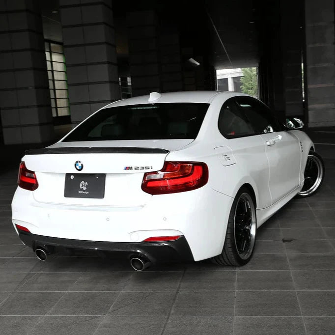 BMW F22 2-Series 3D Design Carbon Fiber Trunk Spoiler