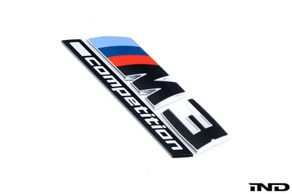 BMW G80 M3 LCI Competition Black Trunk Emblem Badge