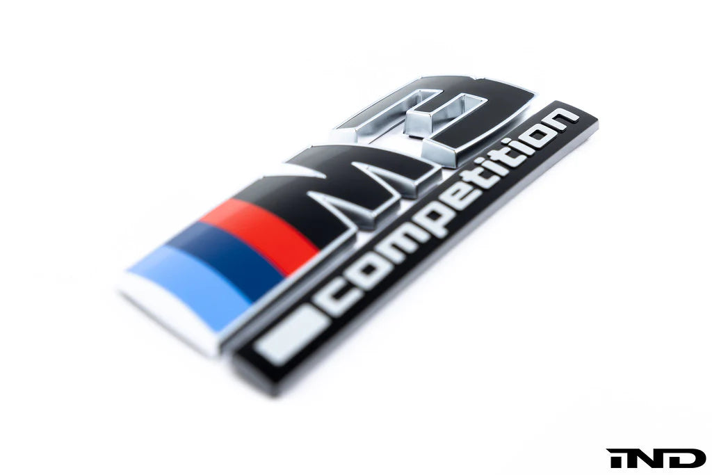 BMW G80 M3 LCI Competition Black Trunk Emblem Badge
