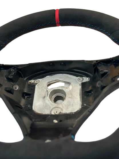 BMW E90, E92 & E93 M3 Flat Bottom Alcantara Steering Wheel (DCT & 6-Speed)