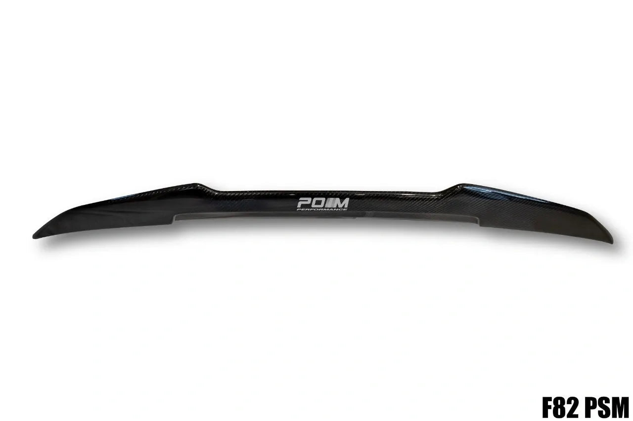 BMW F82 M4 Carbon Fiber PSM Style Trunk Decklid Spoiler