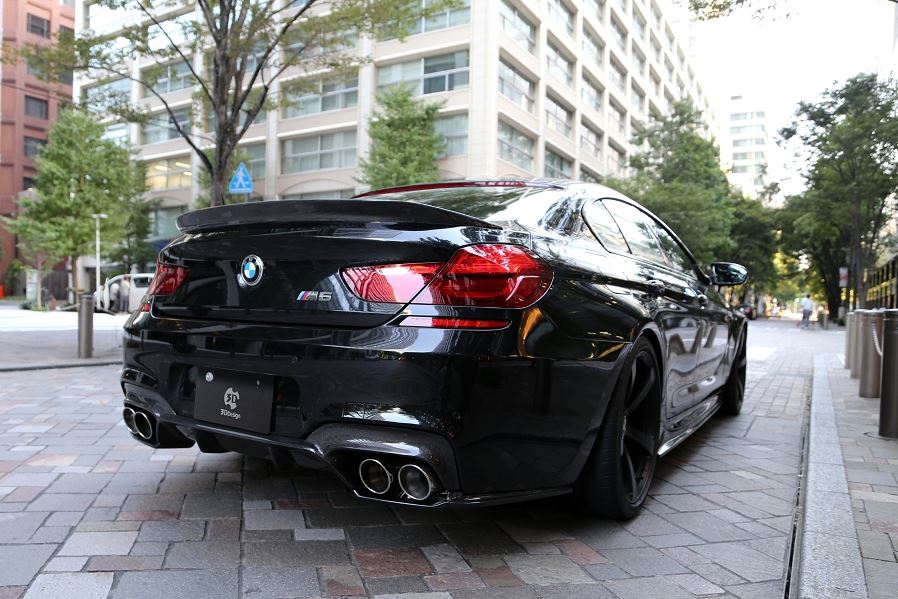 BMW F06 / F12 / F13 M6 3D Design Carbon Fiber Rear Under Splitter Set