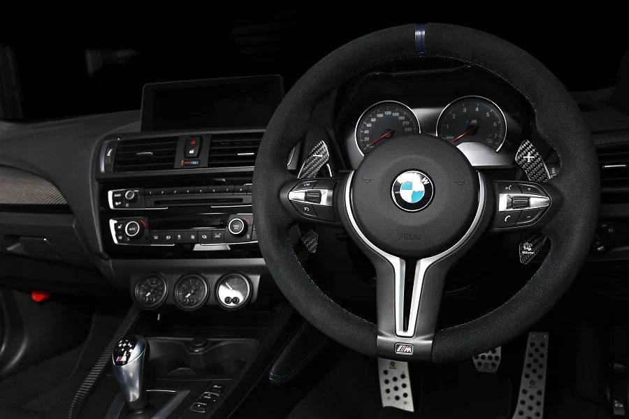 BMW F80 M3 & F82/F83 M4 & F87 M2 & F85/F86 X5M X6M & F10 M5 F-Chassis 3D Design Carbon Fiber DCT Shift Paddle Set