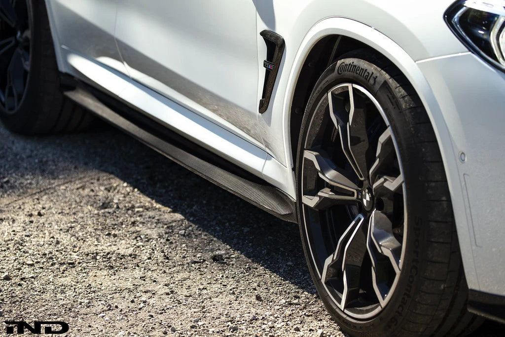 BMW F97 X3M & F98 X4M 3D Design Carbon Fiber Side Skirt Set