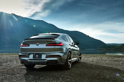 BMW F98 X4M 3D Design Pre-LCI Carbon Fiber Rear Diffuser