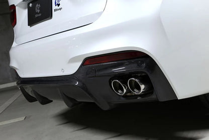 BMW F16 X6 3D Design M-Sport Carbon Fiber Rear Diffuser