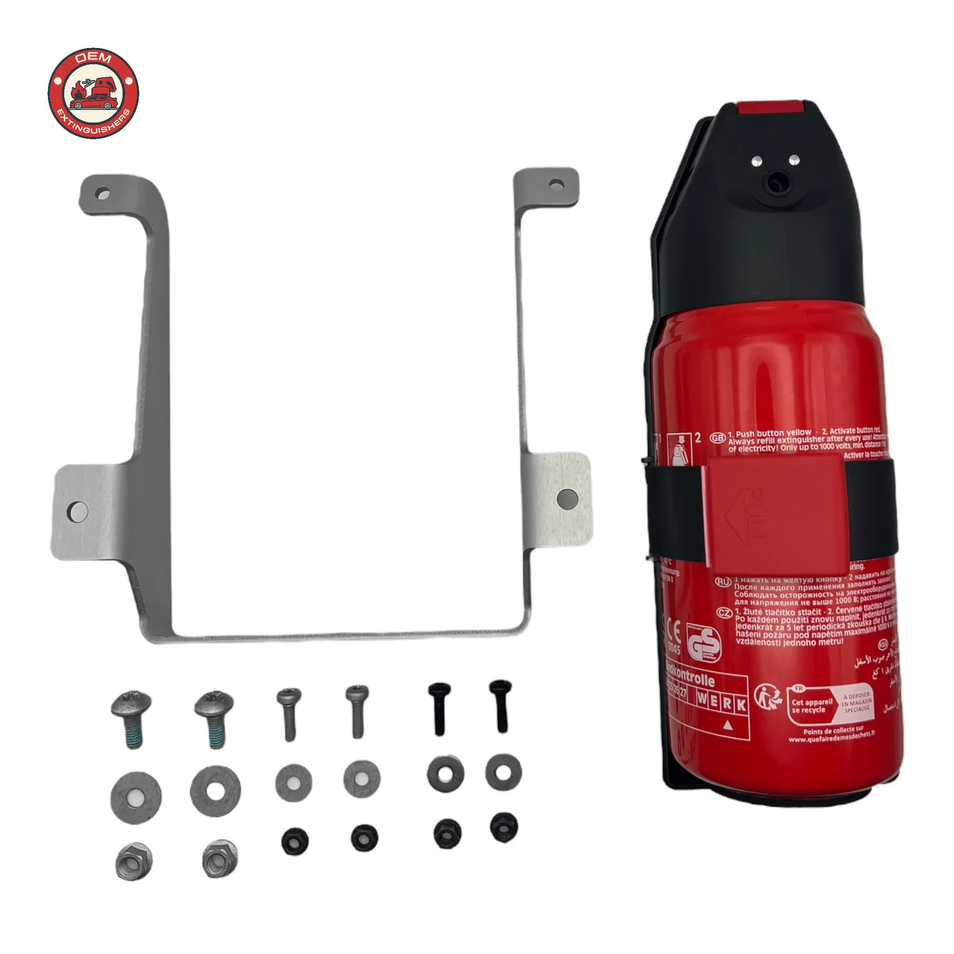 Recaro Pole Position OEM Fire Extinguisher Kit