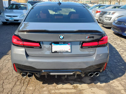 BMW F90 M5 P Style Carbon Fiber Rear Diffuser