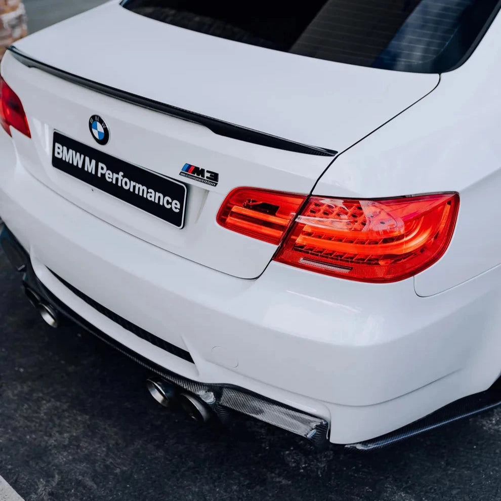 BMW E92 & E93 M3 Carbon Fiber Rear Bumper Extensions