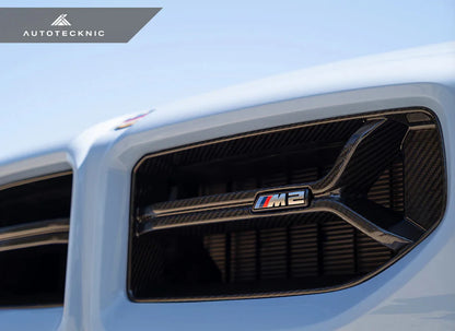 BMW G87 M2 Autotecknic Carbon Fiber & Gloss Black Corsa Grill