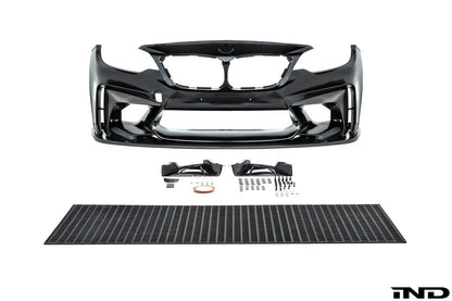 BMW F87 M2 S55 3D Design Carbon Fiber Front Bumper