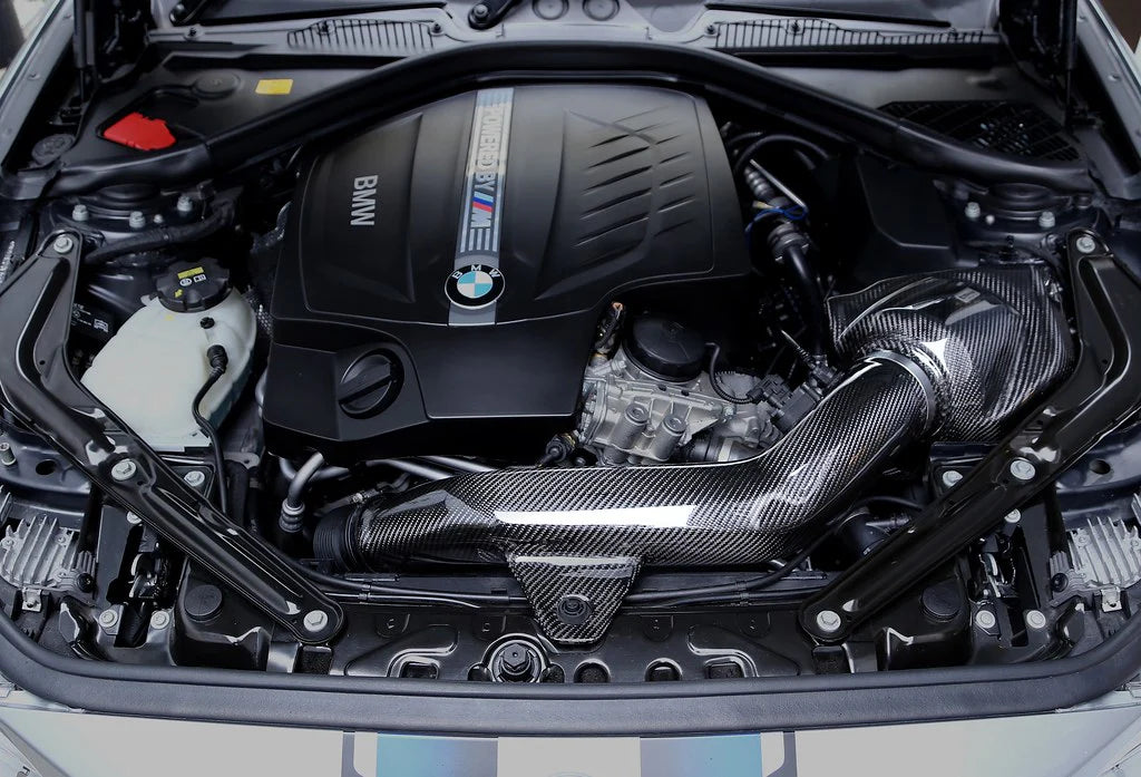 BMW F80 M3 & F82/F83 M4 & F87 M2 & 1 & 2-Series S55/N55 & 3D Design High Flow Carbon Fiber Intake