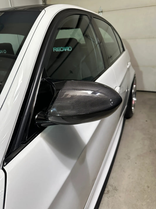 BMW E90, E92 & E93 M3 Carbon Fiber Mirror Cap Covers