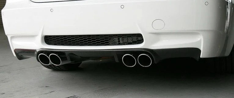 BMW E92 M3 & E93 M3 Carbon Fiber Rear Diffuser 3D Style