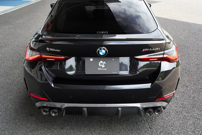 BMW G26 4-Series Gran Coupe / i4 3D Design M-Sport Carbon Fiber Rear Trunk Spoiler