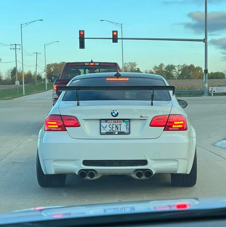 BMW E90, E92 & E93 M3 GTS Style Carbon Fiber Wing