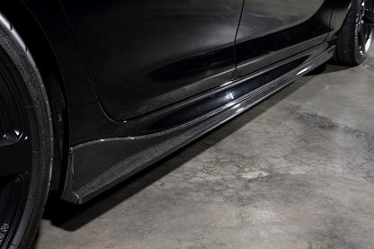 BMW F06 / F12 / F13 M6 3D Design M6 Carbon Fiber Side Skirt Set