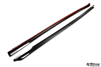 BMW F10 M5 3D Design Carbon Fiber Side Skirt Set