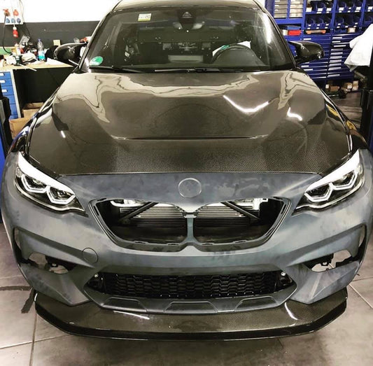 BMW F87 M2 Team Schirmer Carbon Fiber Hood With Dome