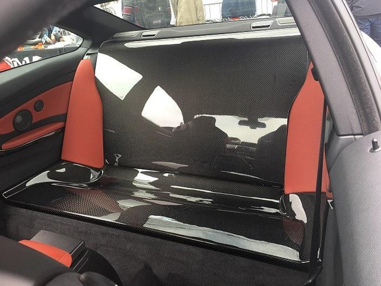 BMW F82 M4 & F32 4-Series Dinmann Carbon Fiber Rear Seat Delete Panels
