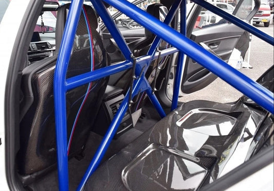 BMW F80 M3 & F30 3-Series Dinmann Carbon Fiber Rear Seat Delete Panel