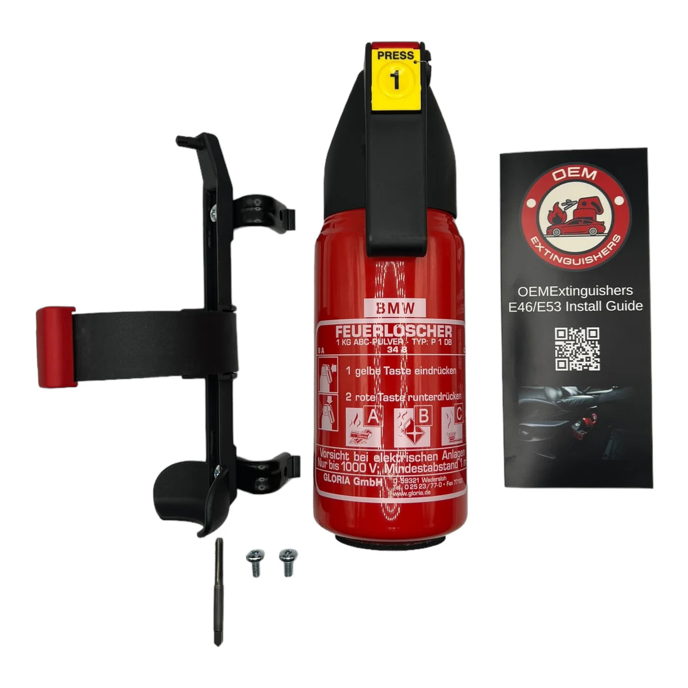 BMW E53 X5 Genuine OEM Fire Extinguisher Kit