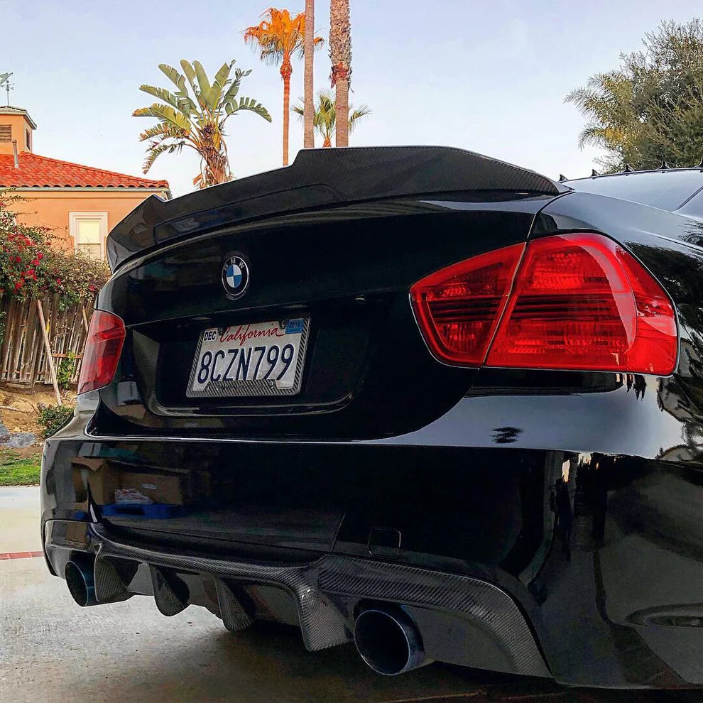 BMW E9X 3-Series Carbon Fiber V2 Spoiler