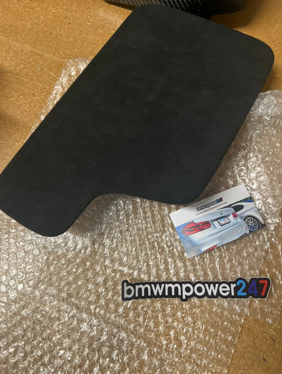 BMW E90, E92 & E93 M3 & 3-Series GTS Style Alcantara Arm Rest Delete