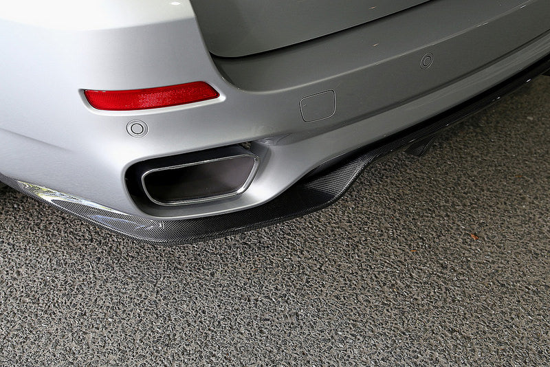 BMW F15 X5 3D Design M-Sport Carbon Fiber Rear Diffuser