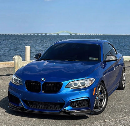 BMW F22 2-Series V3 Style Carbon Front Lip