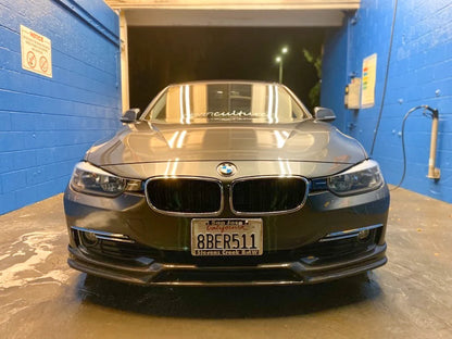 BMW F30 3-Series Standard Bumper Carbon Fiber Front Lip